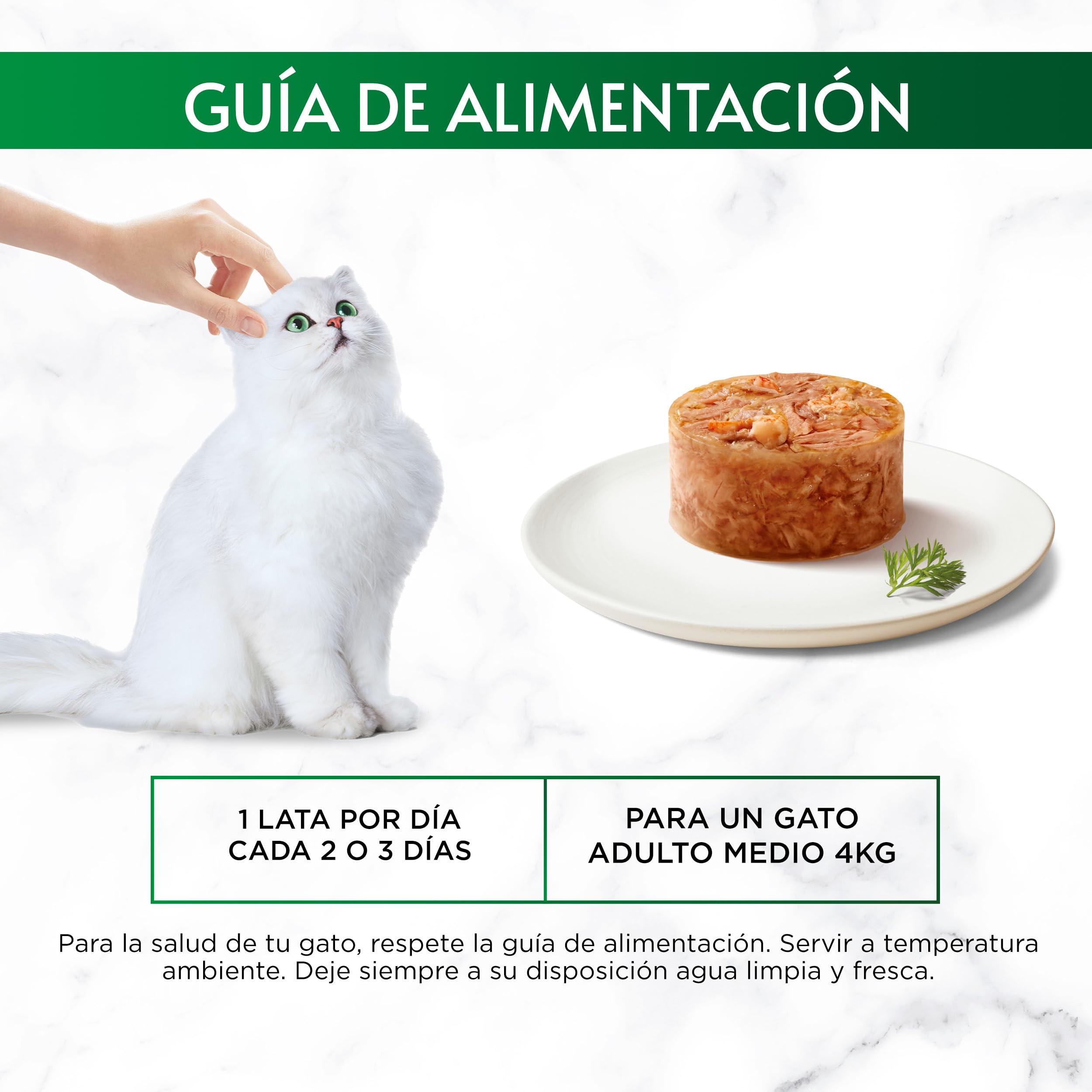 Purina Gourmet Nature's Creations Comida Húmeda para Gato con Atún y Gambas, 24 latas de 70g