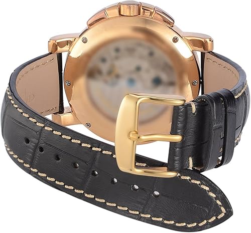 Miniatura 6 de WOCCI 18mm 20mm 22mm Watch Band Quick Release- Alligator Embossed Leather Watch Strap