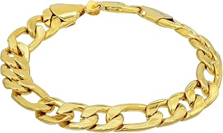 Memoir Gold plated Brass Interlinked silky smooth Bracelet for Men jewellery Price In India
