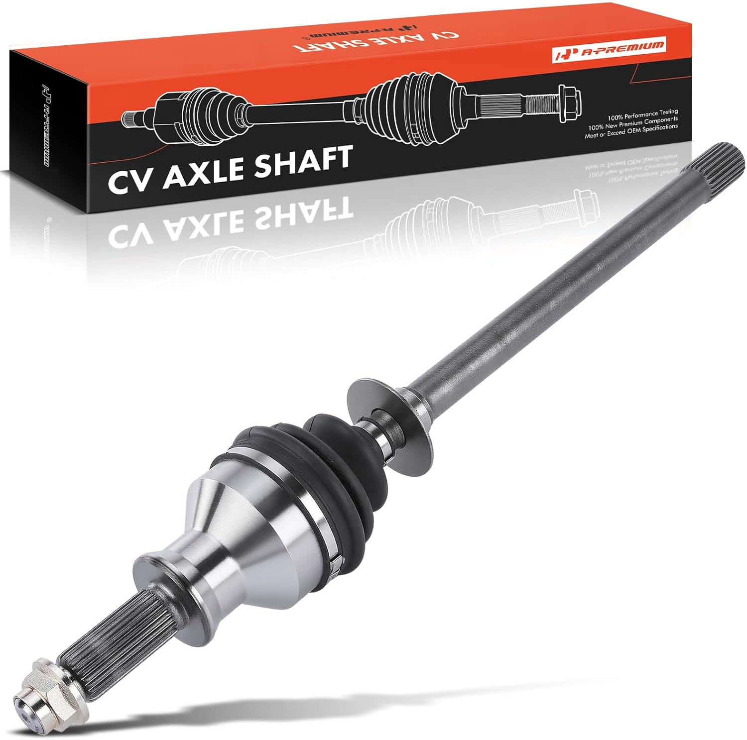 A-Premium CV Axle Shaft Assembly - Compatible with Land Rover Discovery 1999-2004, 4.0L 4.6L - Front Right Passenger Side, Replace# TDB000230, TDB500250