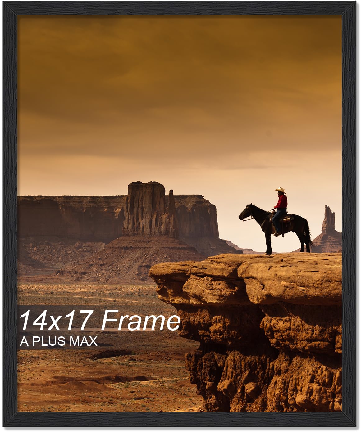 by lassen frame 14センチ② Amazon.com - A PLUS MAX 14x17 Picture Frame, Black Engineered Wood