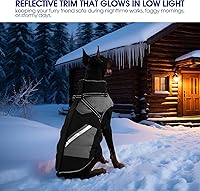 Vista 7 de Fuamey Chaqueta, abrigo, traje de nieve, ropa, chaleco, con arnés integrado, impermeable, cierre en la espalda, bolsa para excremento, con Negro