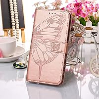 Vista 6 de Funda tipo cartera para iPod Touch 7/iPod Touch 6/iPod Touch 5, con soporte para tarjetas de crédito, para mujeres y hombres, con cierre magnético