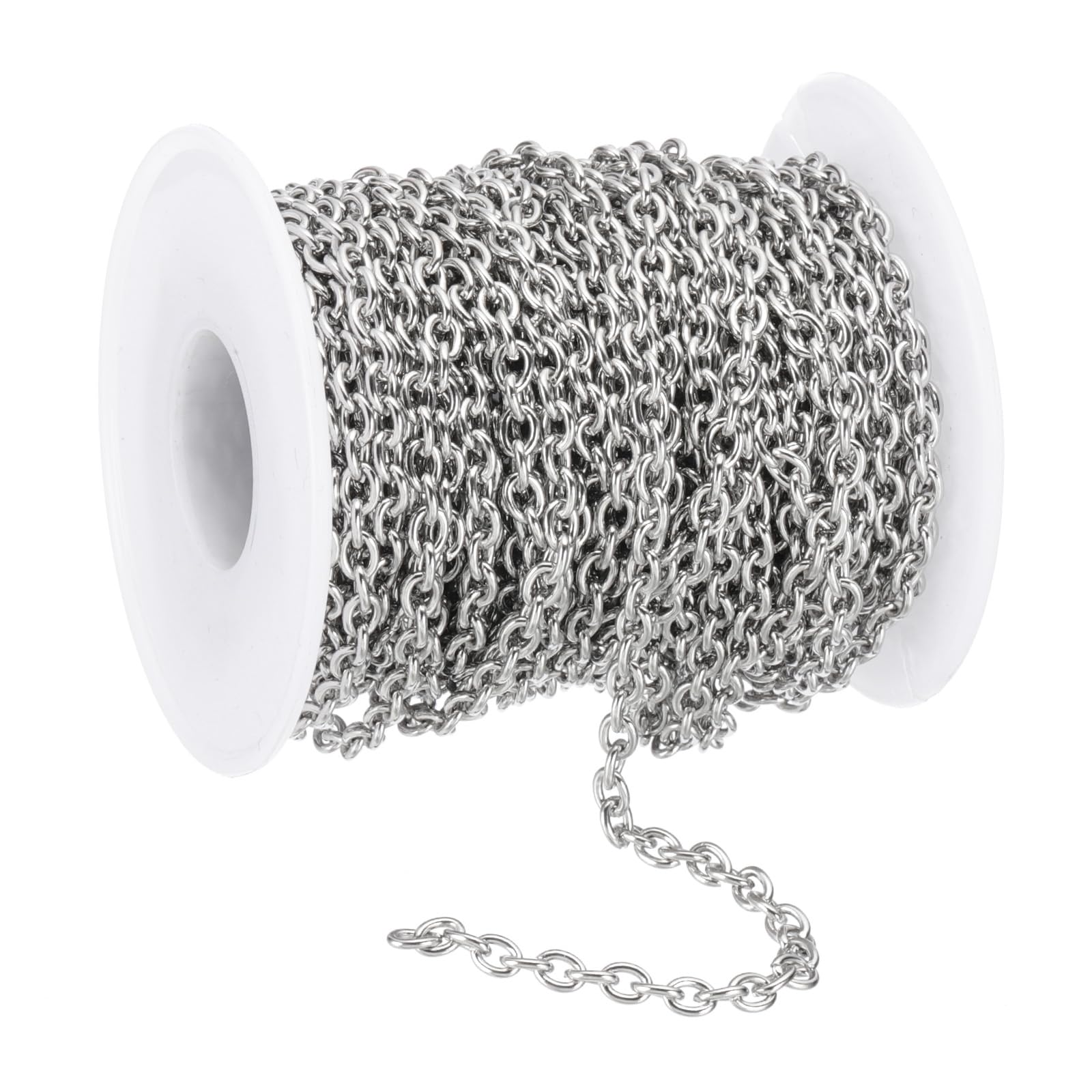 PATIKIL 33Ft 304 Stainless Steel Cable Link Chains
