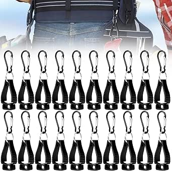 Heavy-Duty Glove Clips For Work Belts - Tool Holder For Gloves, Towels & Outdoor Gear