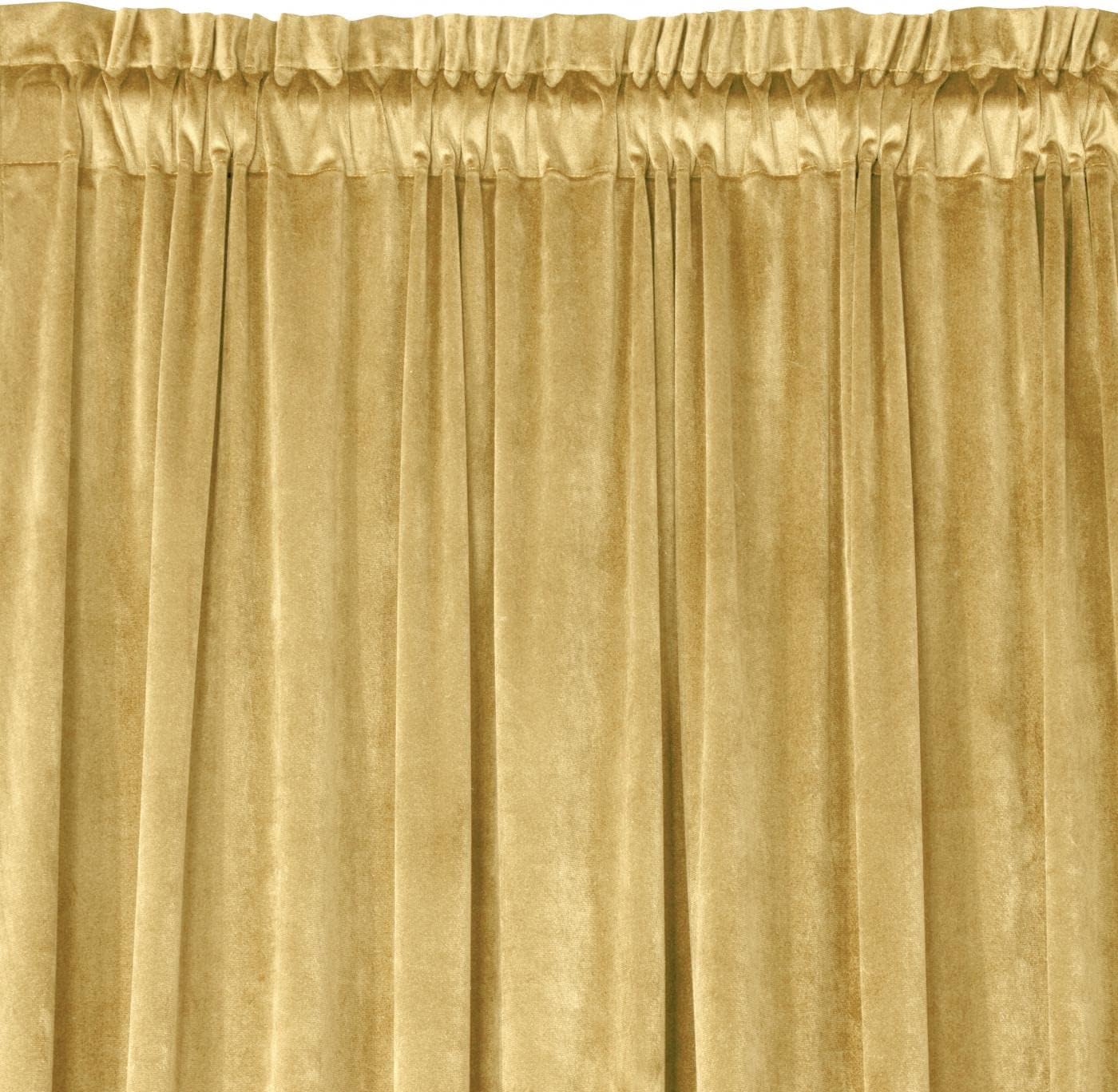 Eurofirany PIERRE Soft Plain Opaque Velvet Curtain with Rufflette Tape For Rail, 1 Unit - Image 3