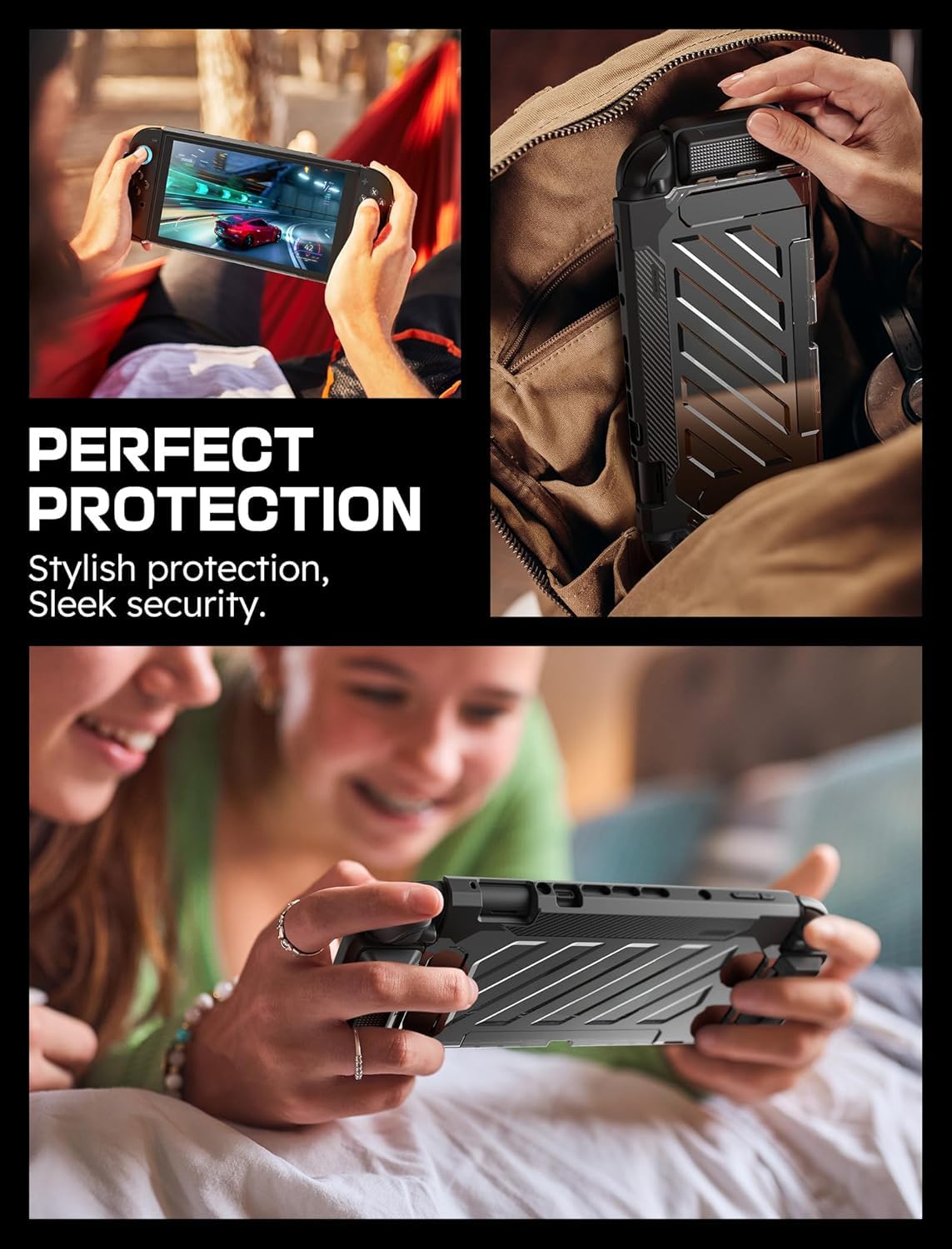SUPCASE Etui do Nintendo Switch 2 2025 (Unicorn Beetle Pro), [ochrona klasy wojskowej] [Magnetyczne kontrolery Joy Con] dokowalne zintegrowane akcesoria do Nintendo Switch 2 (nachylenie)