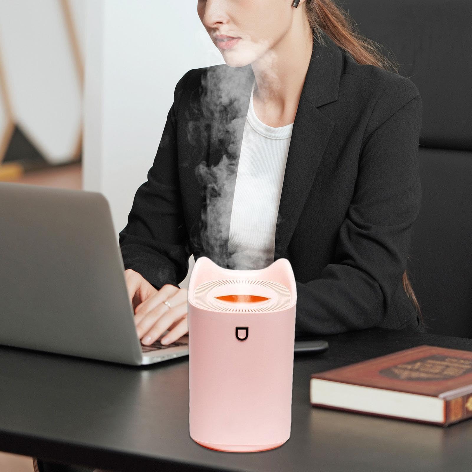Umidificatore da Scrivania Serbatoio Da 3 Litri Silenzioso Elettrodomestico | Umidificatori Per Casa E Stanze per Camera Ufficio Camera da e Interni