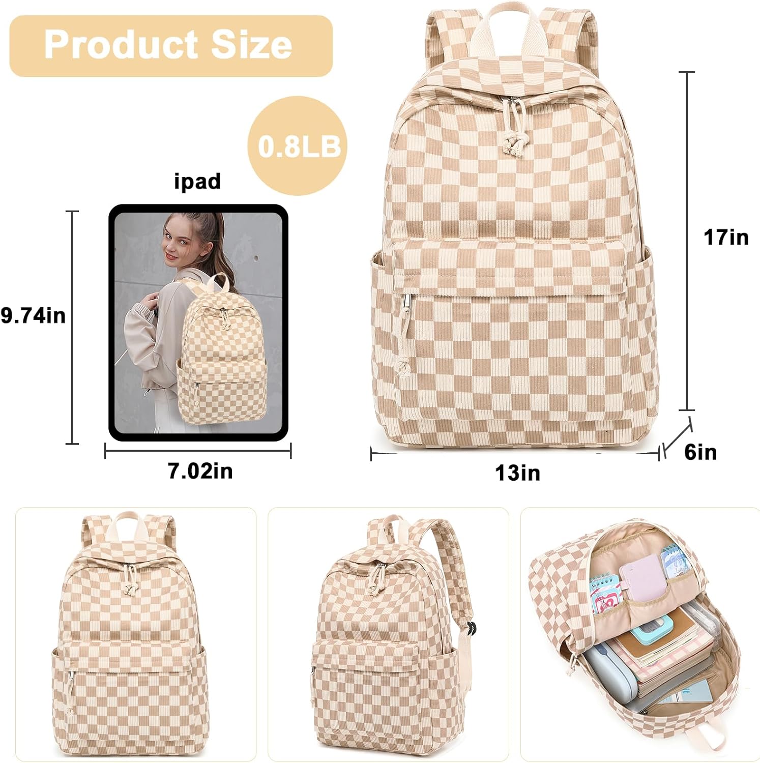 Bluboon Backpack for Girls Kids Preschool Backpack with Lunch Box Kindergarten Bookbag Toddler School Bags Set - Image 2