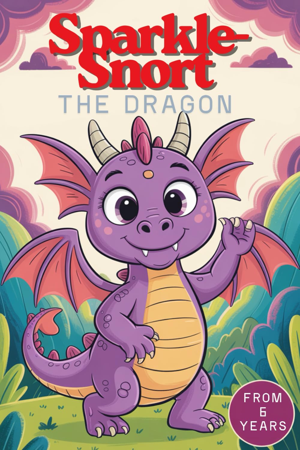Sparkle-Snort the Dragon. Fire Coloring Book for Kids Ages 6+ | 82 Fun Dragon Designs | 165 Pages | Every Second Page Blank | Fantasy Fire Creatures ... world full of fire, adventure and creativity