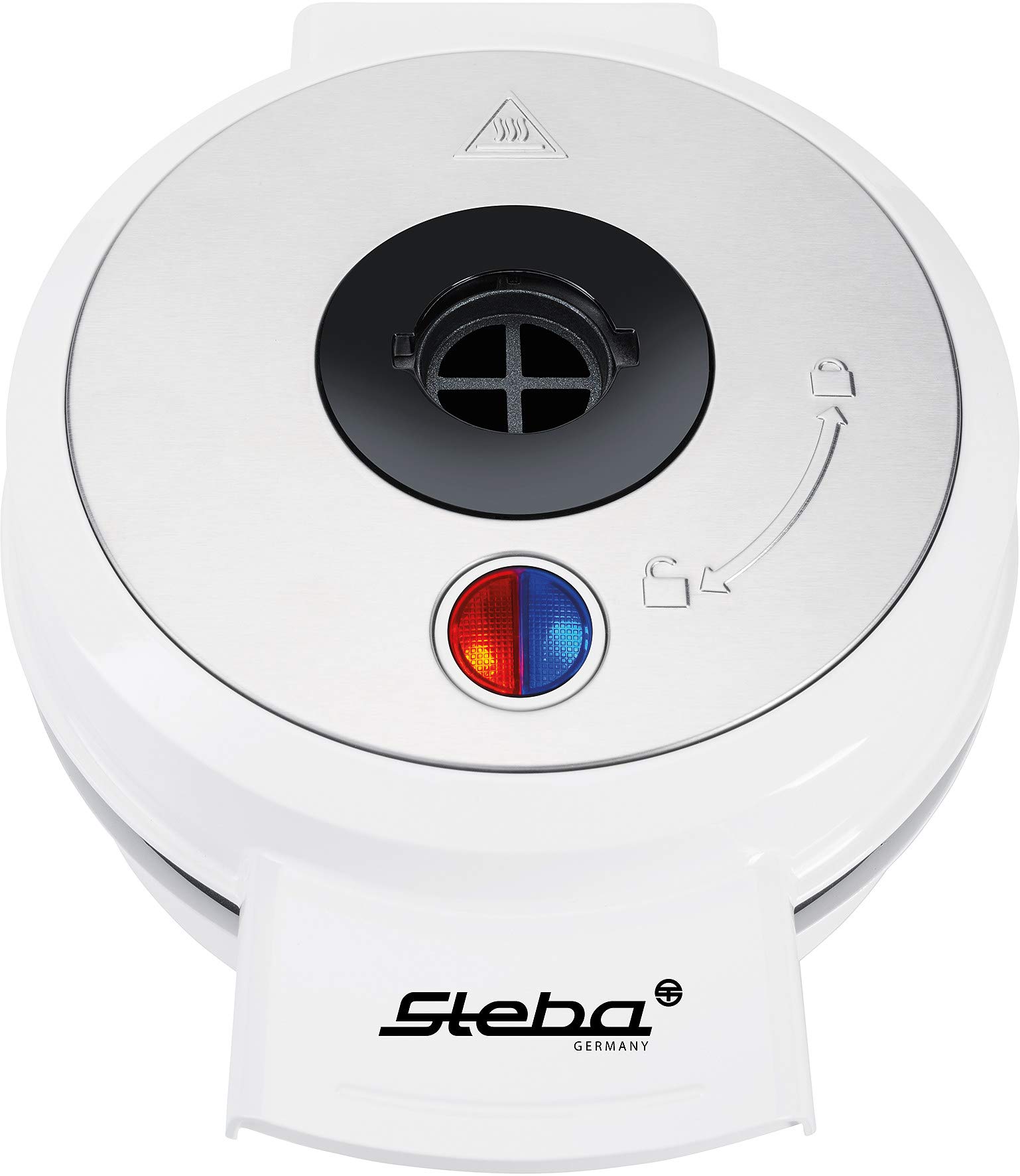 Gofrera con innovadora tolva de entrada Blanco - Steba WE 20 Volcano