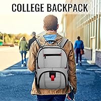 Vista 6 de YOREPEK Travel Backpack, Extra Large 50L Laptop Backpacks for Men Women, Water Resistant College Backpack Airline Approved Business Work Bag with