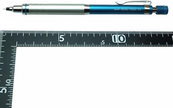 Uni Kuru Toga High Grade Auto Lead Rotation 0.3mm Mechanical Pencil, Blue Body (M3-1012)