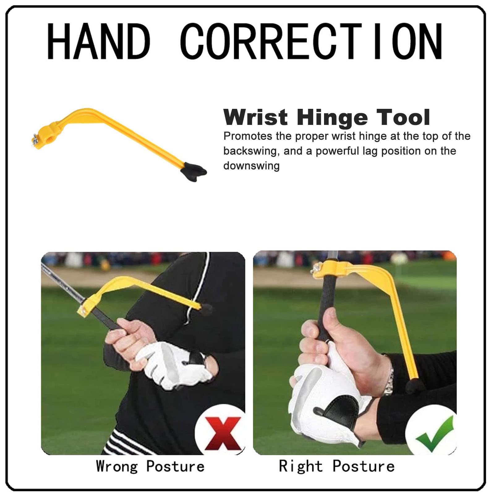 Golfschwungtrainer, PVC-Neopren-Armband, Handgelenk-Bein-Korrektor-Set