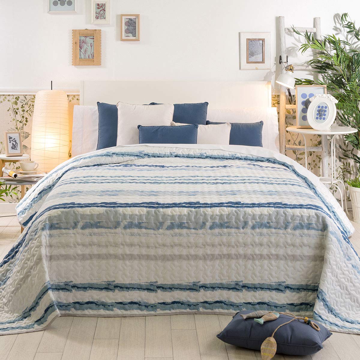 Sancarlos Villa Duvet, Blue, 135 cm Bed
