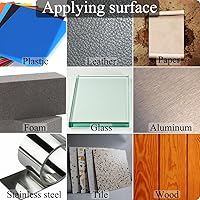 Vista 7 de Cinta de Doble Cara, Cinta Adhesiva Transparente, Cinta de Transferencia Delgada de Servicio Pesado, Pegajosa, Impermeable, 5 Hojas (Tiras, Hoja)