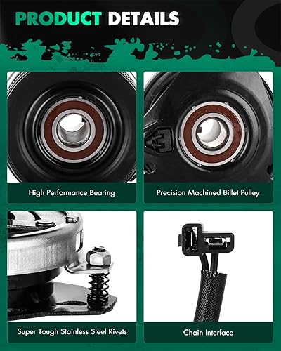 Vista 197 de SCITOO Embrague eléctrico de toma de fuerza AM119683 Compatible para Warner: 5217-35, 5217-6, 5217-7, 5217-9; para John Deere: 5217-7, AM119683