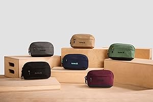 Amazon | Hurley クロスボディバッグ。, オブシディアン, One