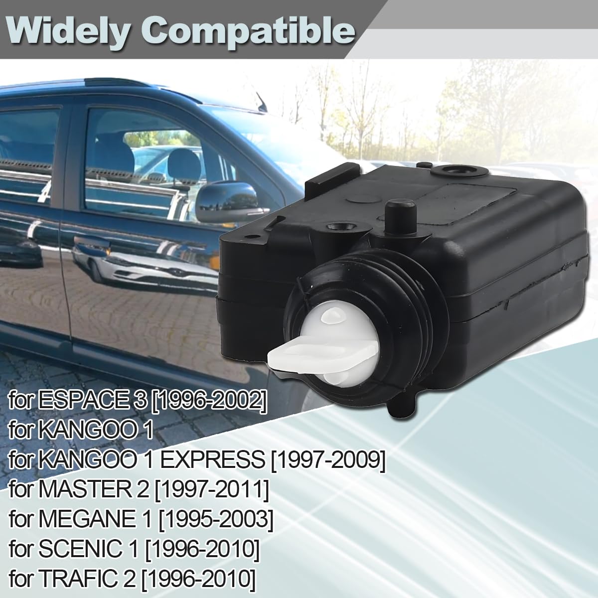 ZAMDOE Stellmotor Zentralverriegelung für Clio 1 2 Espace 3 Kangoo 1 Express Master 2 Megane 1 Landscape 1 Trafic 2 Auto 7702127213 für Renault 19 Duster 1 Zentralverriegelung Motor schloss Stellmotor