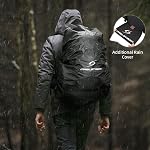 Sac à dos de randonnée Maelstrom 40L étanche, sac de voyage léger et pliable avec housse de pluie pour hommes et femmes en camping