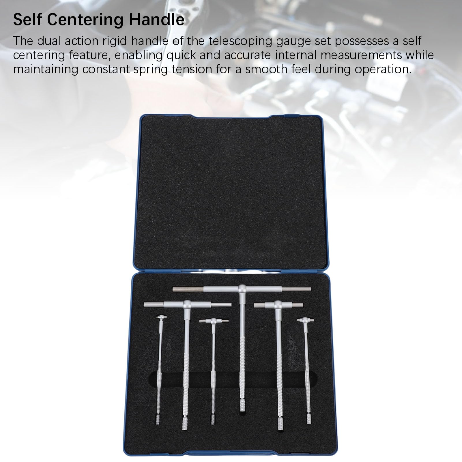 Jiawu Gage Telescoping Precision Set Self -Concinte.