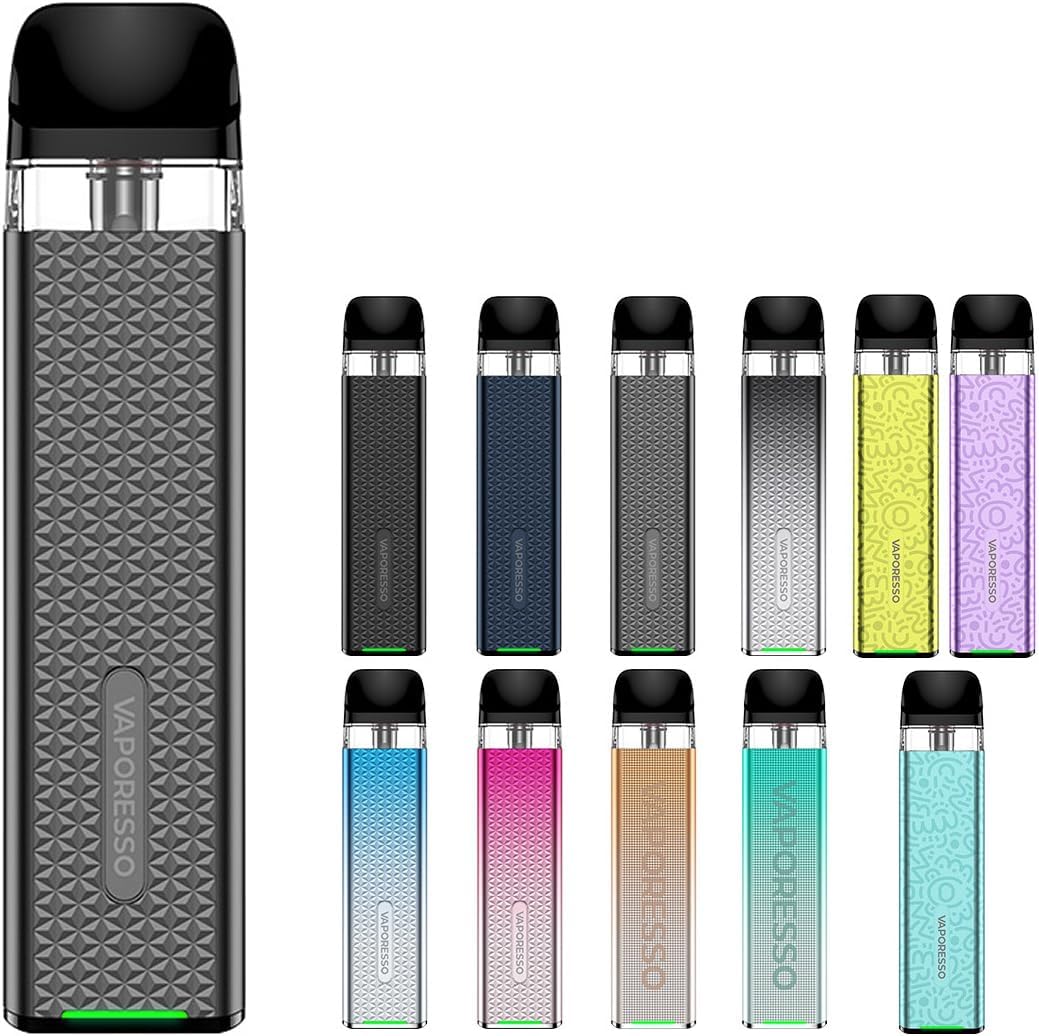 Beparezo XROS 3 Mini Pod System Kit 1000mAh 2ml E-Cigarette Cloth 3 Mini Pod Vape VAPE (Space Gray)