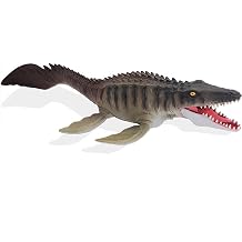Mosasaurus Action Figure Toy Realistic Wide Door Dinosaur Toy Sea Monster Mosasaurus Dinosaur Plastic Hand Painted Sea Animal Model Figurine Great Display Collection Cake Top Best Gift for Kids