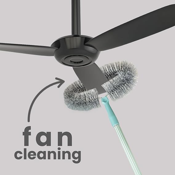 VIGAR Grey and Turquoise Dust Brush, Mediano