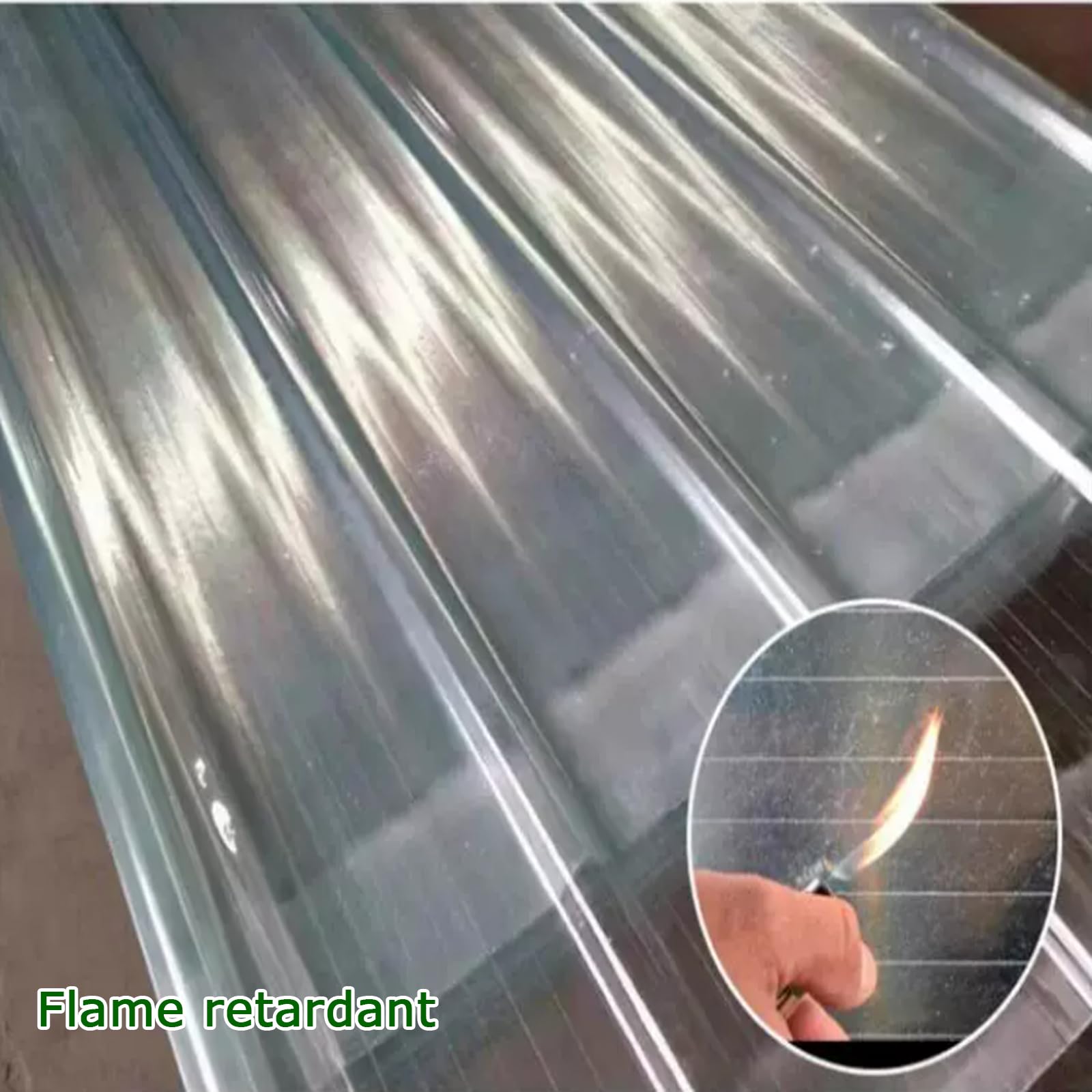 Panel para Tejado Perfilados Transparentes,Paneles de Tejado Corrugadas Aislamiento a Prueba de Lluvia,Paneles de Fibra de Vidrio de 1.5mm,para Cocheras,Garajes,Cobertizos (0.9x1m,14 pcs)