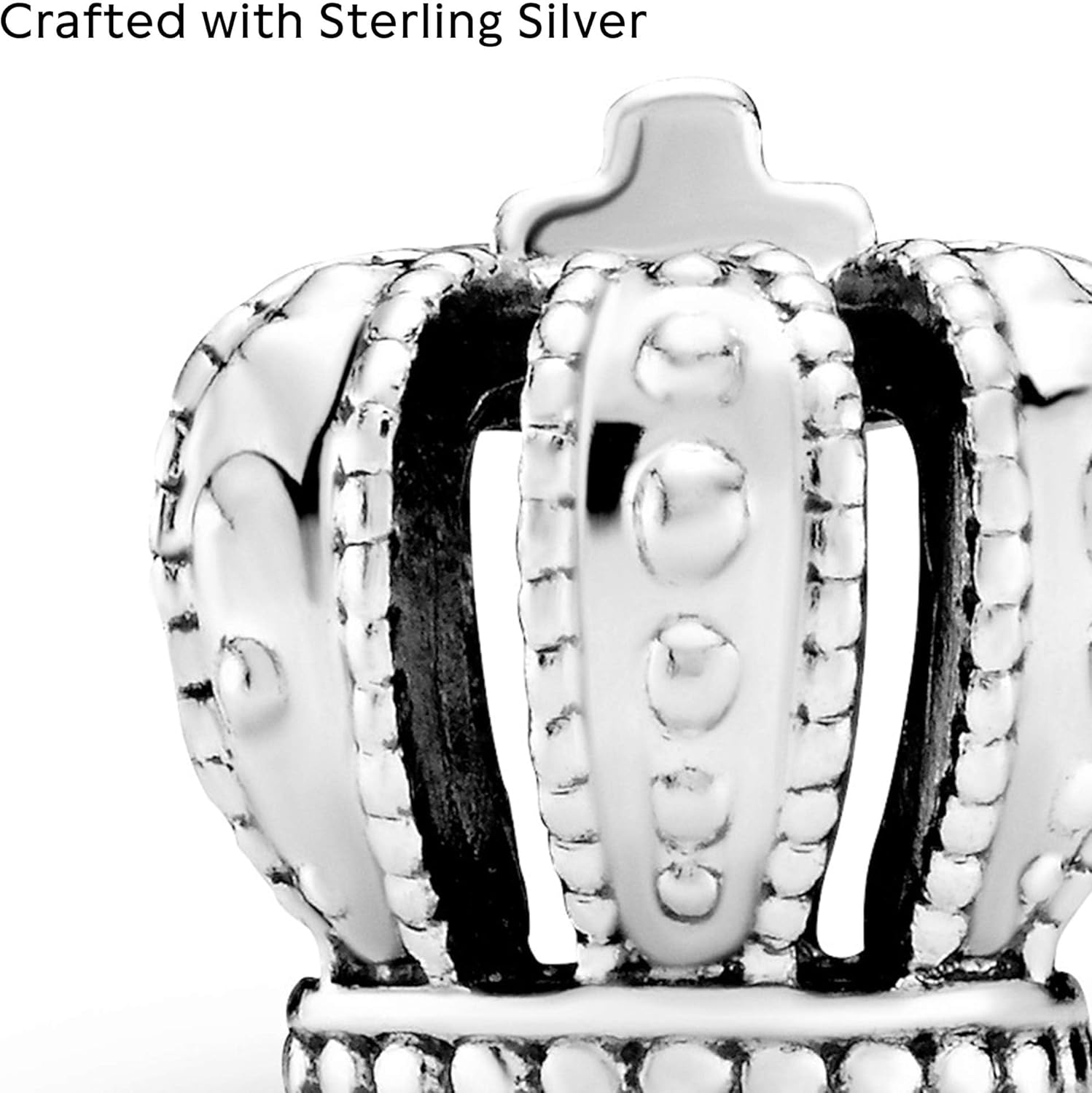 PANDORA Regal Crown Charm in Sterling Silver