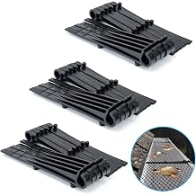 Air Jade Clip Fixed Hooks for Plastic Mesh Gutter Guards, Pack of 30 Clip Fixing Hooks Spare Installation Accessory, Fit 4", 5", 6" Plastic Gutter Guards, Easy Installation