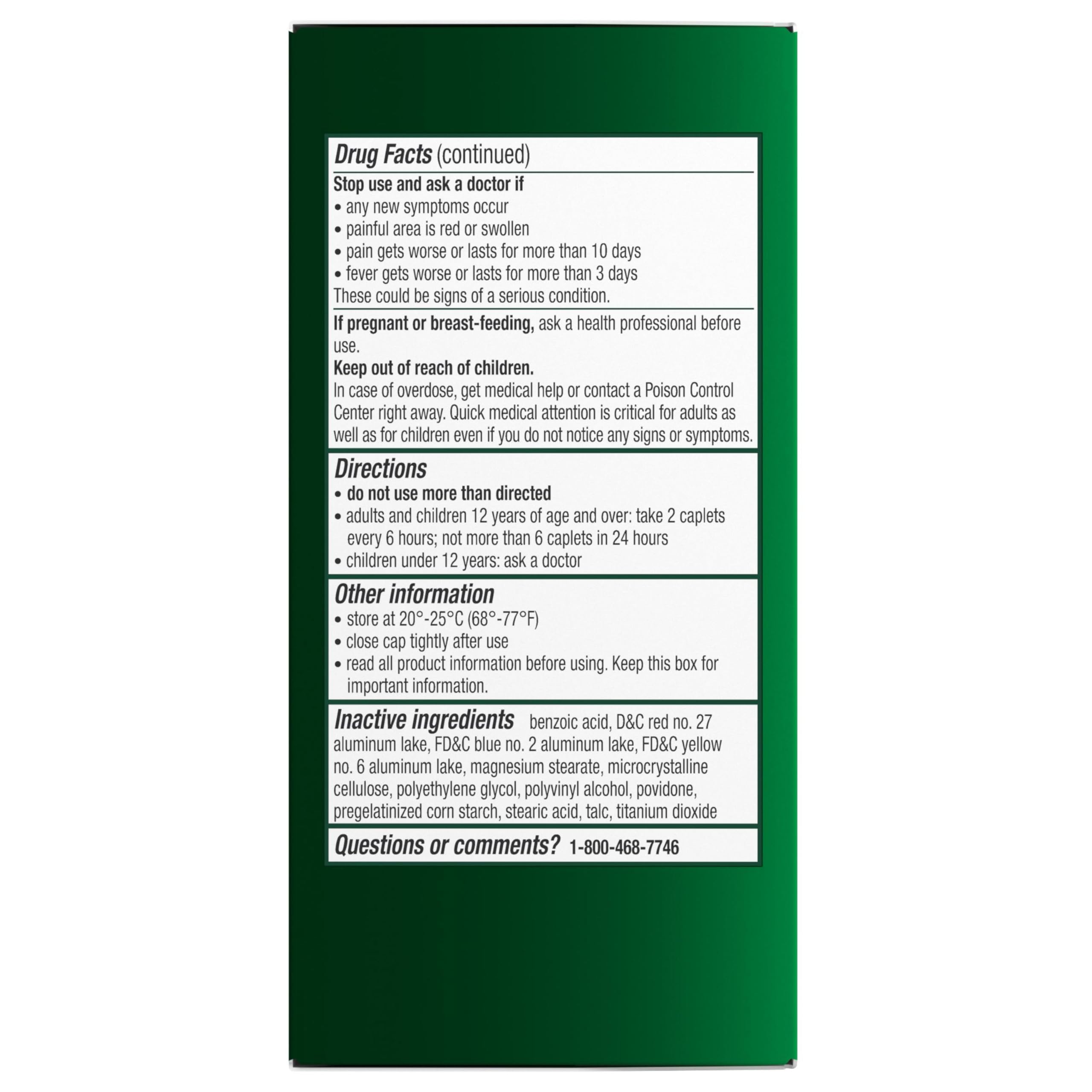 Excedrin Tension Headache Relief Caplets, 100 Count — Amazon image 12