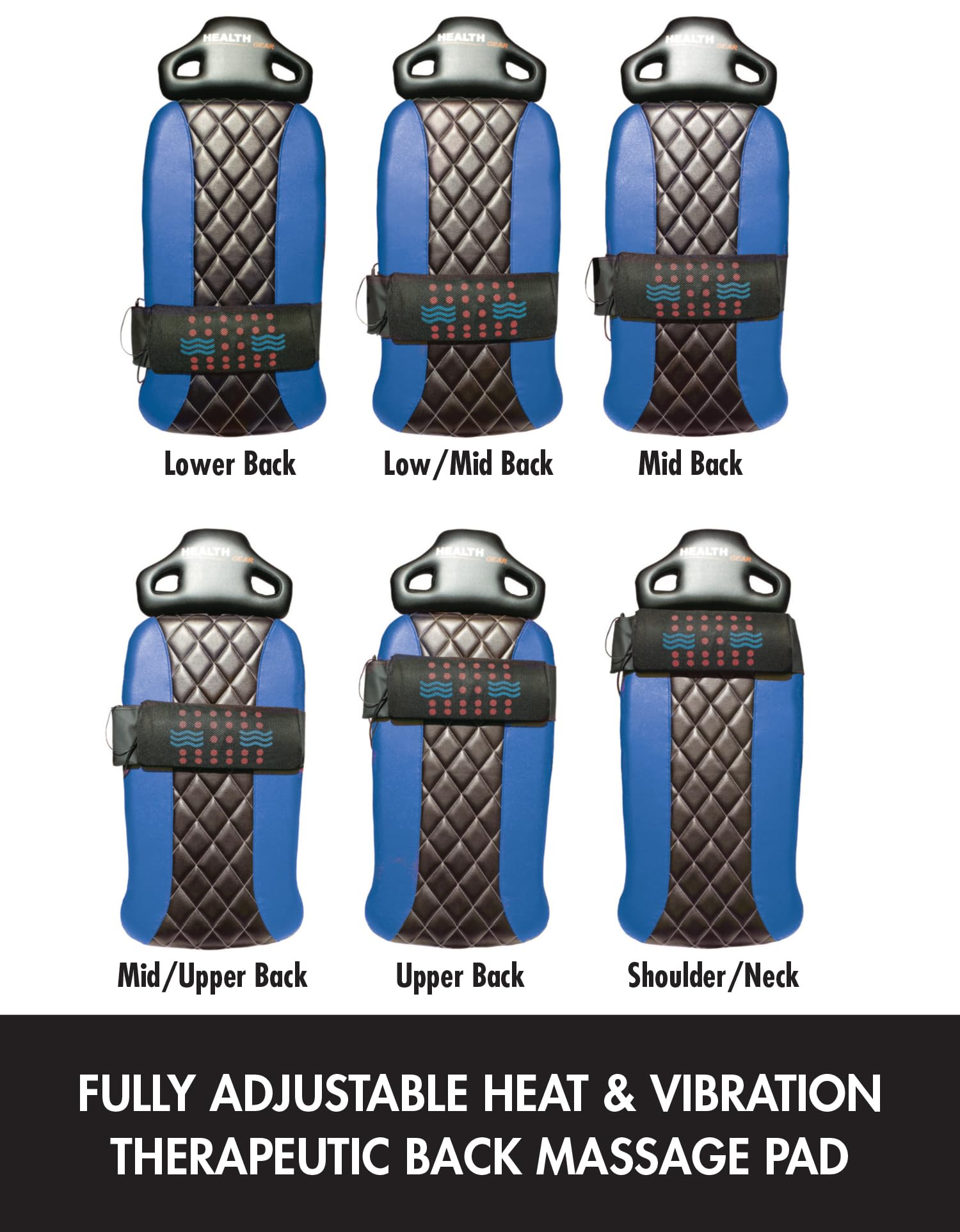 health gear therapeutic heat and vibration massage inversion table HGI 6.2 Therapeutic Heat and Vibration Massage Inversion Table, 300lb  Capacity main image 0