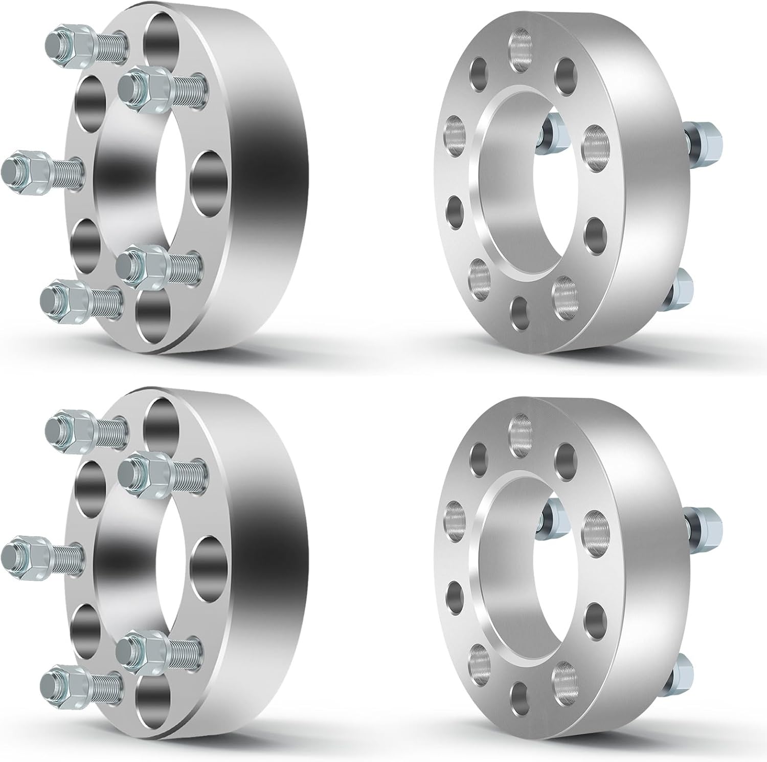 OCPTY 4PCS 5x5 to 5x5 Wheel Spacers 1.5" Wheel Adapters 1/2" Studs 87.1mm Center fit for 2006-2010 for Jeep for Commander / 1999-2010 for Jeep for Grand Cherokee / 2007-2017 for Jeep for Wrangler