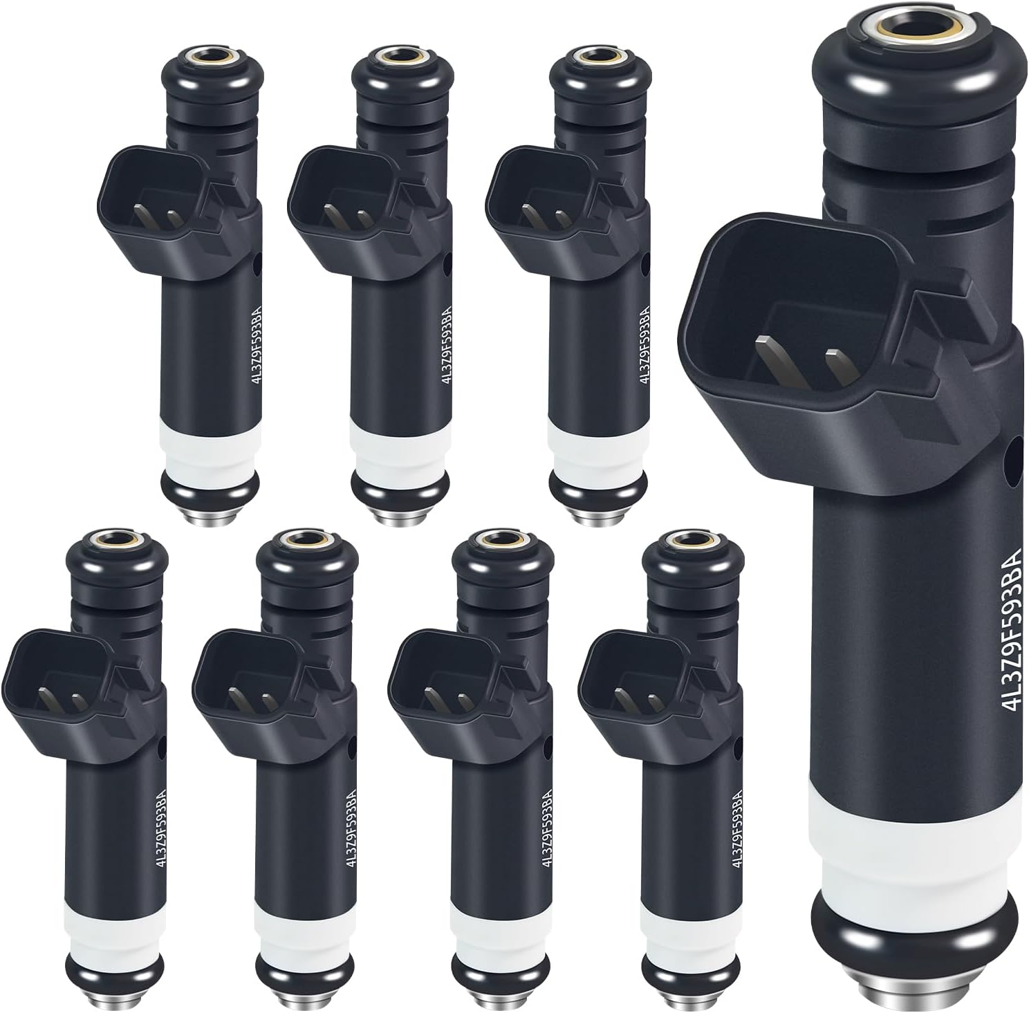 Fuel Injectors FJ867 Set of 8 Compatible with Mercury Mountaineer 2004-2005,for Ford Explorer 2004-2005,for F-150 2004-2008,for E-150 2004-2009 4.6L Replace No# 800-1903N CM-5171