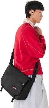 Eastpak Delegate + Messenger Bag - Laptop Bag for Travel, Work, or Bookbag - Black