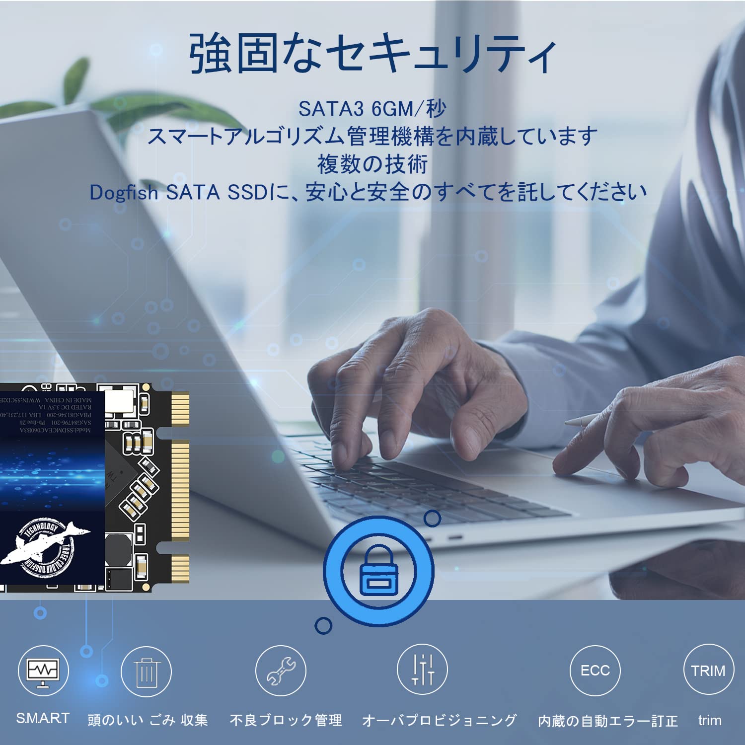 Amazon | Dogfish M.2 SATA SSD 2242 4TB NGFF 3D NAND TLC Internal