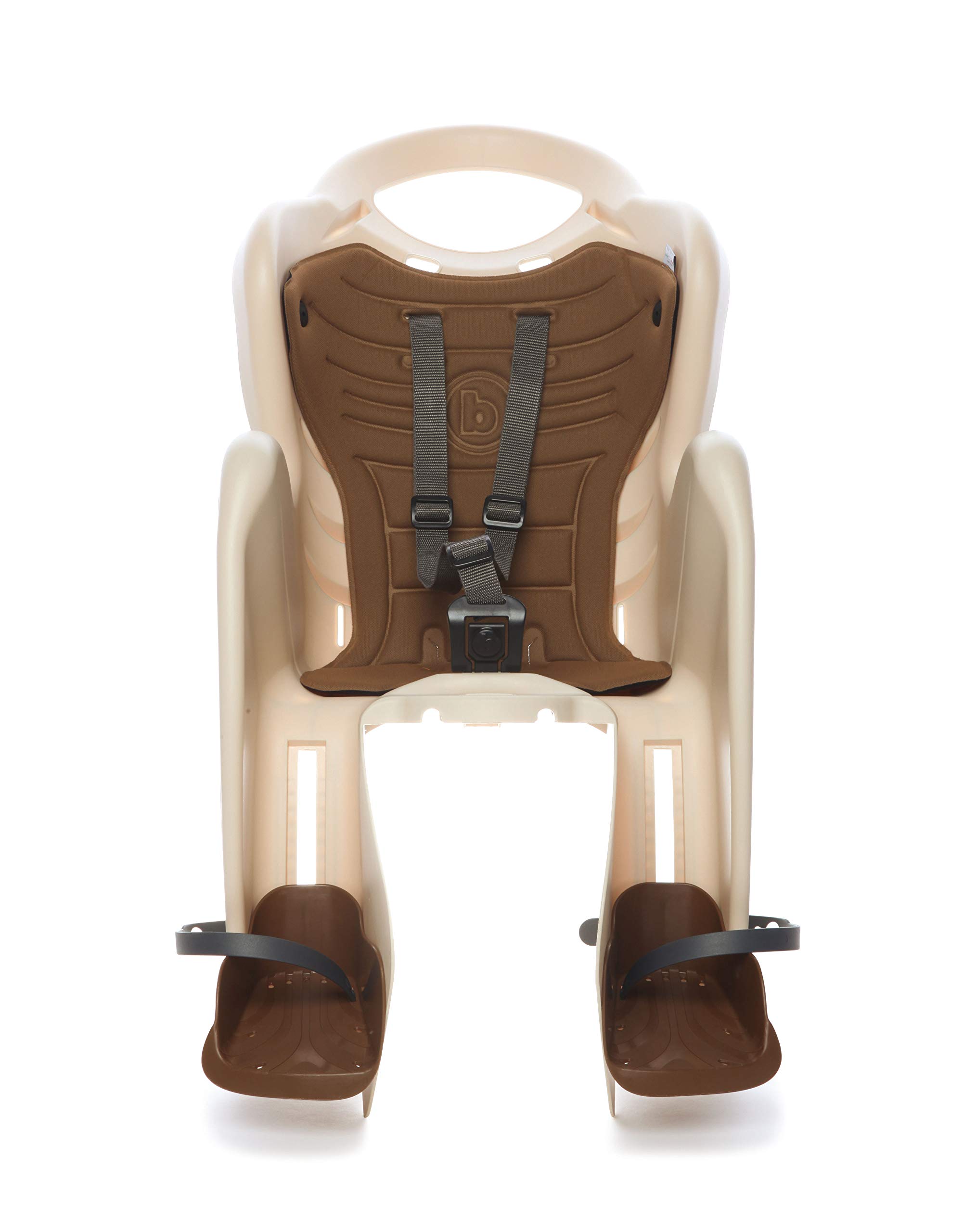 b bellelli Mr Fox - Siège arrière pour vélo - pour Les Enfants jusqu'à 22 kg, de 3 à 8 Ans - Fixation au Cadre, inclinable