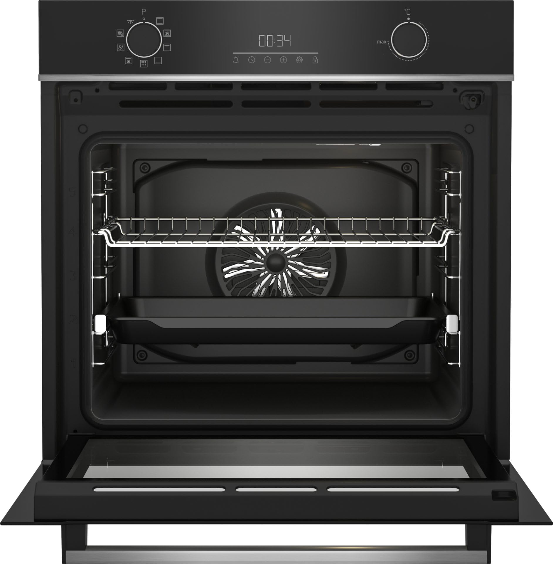 BBIMM13300XMPSE - Forno elettrico, multifunzione, pirolitico, 72 litri, inox, Classe energetica A