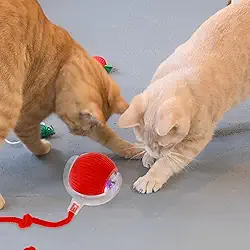 1/2/3 peças bola rolante elétrica para animais de estimação brinquedo automático bola de gato brinquedo inteligente autorolante brinquedo seguro para cães que se movem sozinho, 4 modos USB