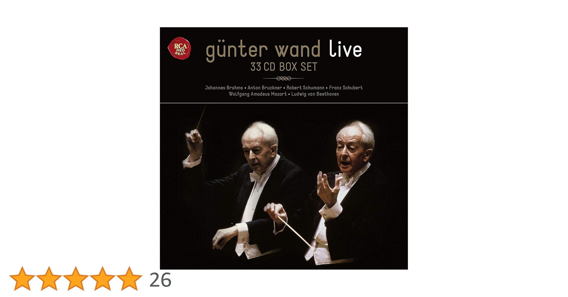 GUNTER WAND LIVE 33CD BOXギュンター・ヴァント ライブ Amazon.co.jp: Gunter Wand - Live 33CD BOX SET: ミュージック