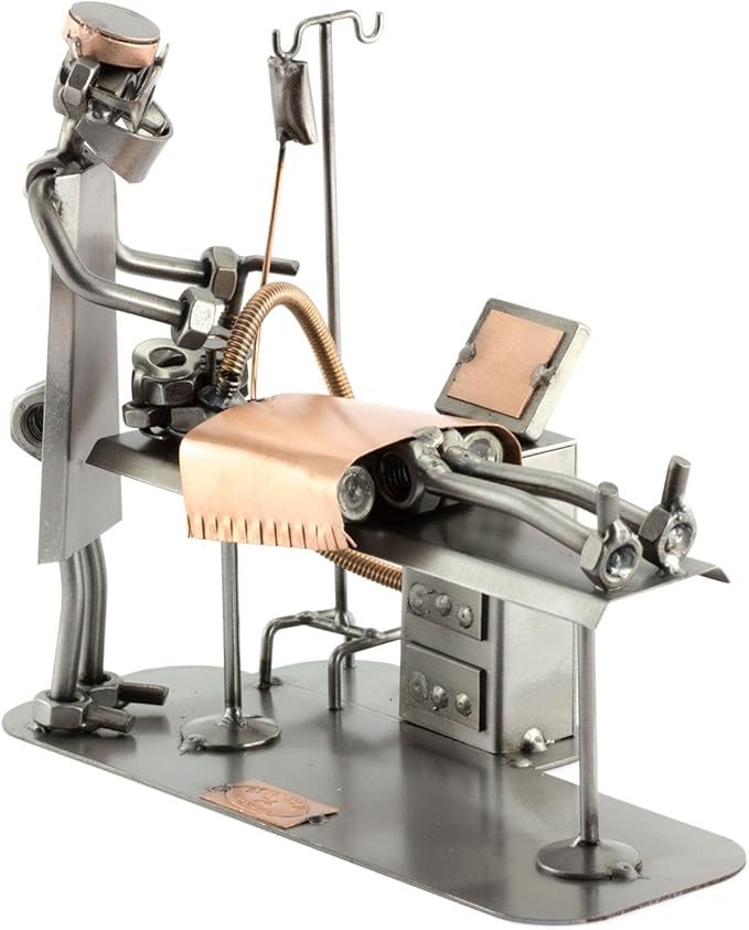 Steelman24 I Schraubenmännchen Anästhesist I Made in Germany I Handarbeit I Geschenkidee I Stahlfigur I Metallfigur I Metallmännchen Steelman24 I Schraubenmännchen Anästhesist I Made in Germany I Handarbeit I Geschenkidee I Stahlfigur I Metallfigur I Metallmännchen