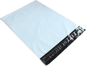 500 White Poly Mailers 10x13 Inches - Self Sealing Shipping Envelopes 2.0 Mil Thick