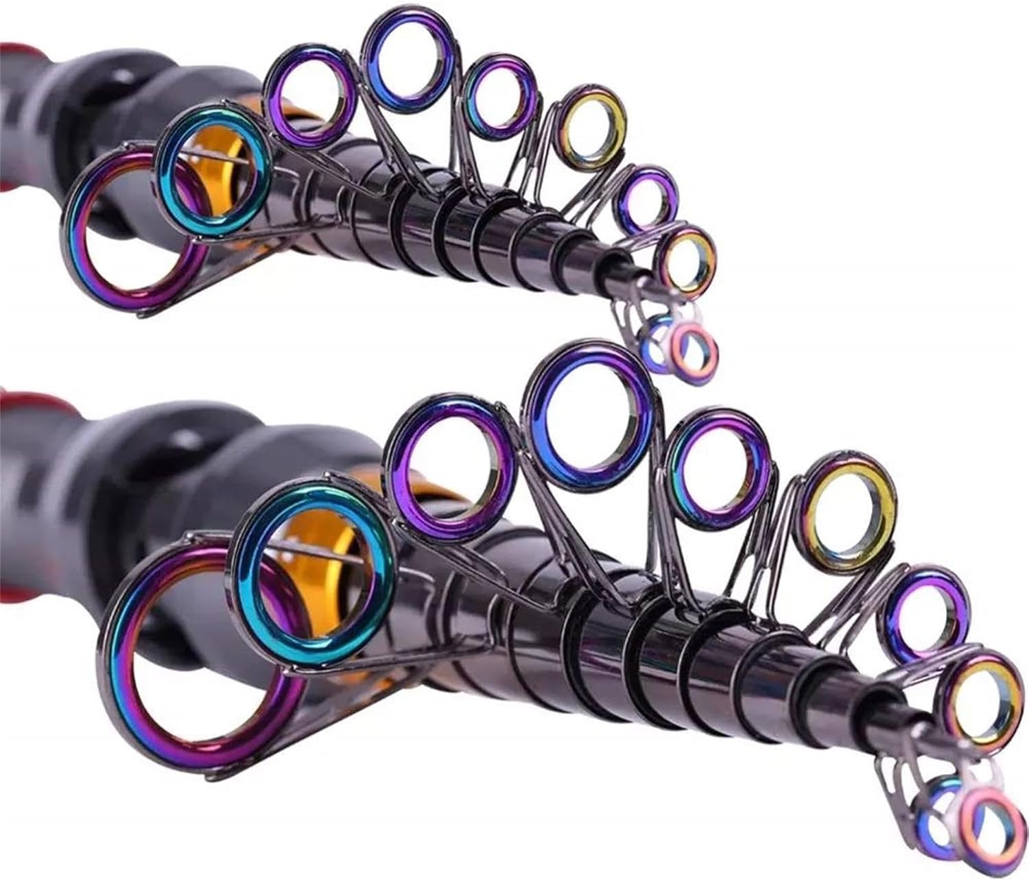 Spinning Fishing Telescopic Rod 1.8m-3.6m Carbon Fiber Fishing Rod High Saltwater Rod Bait Casting Fishing Rod,2.4m