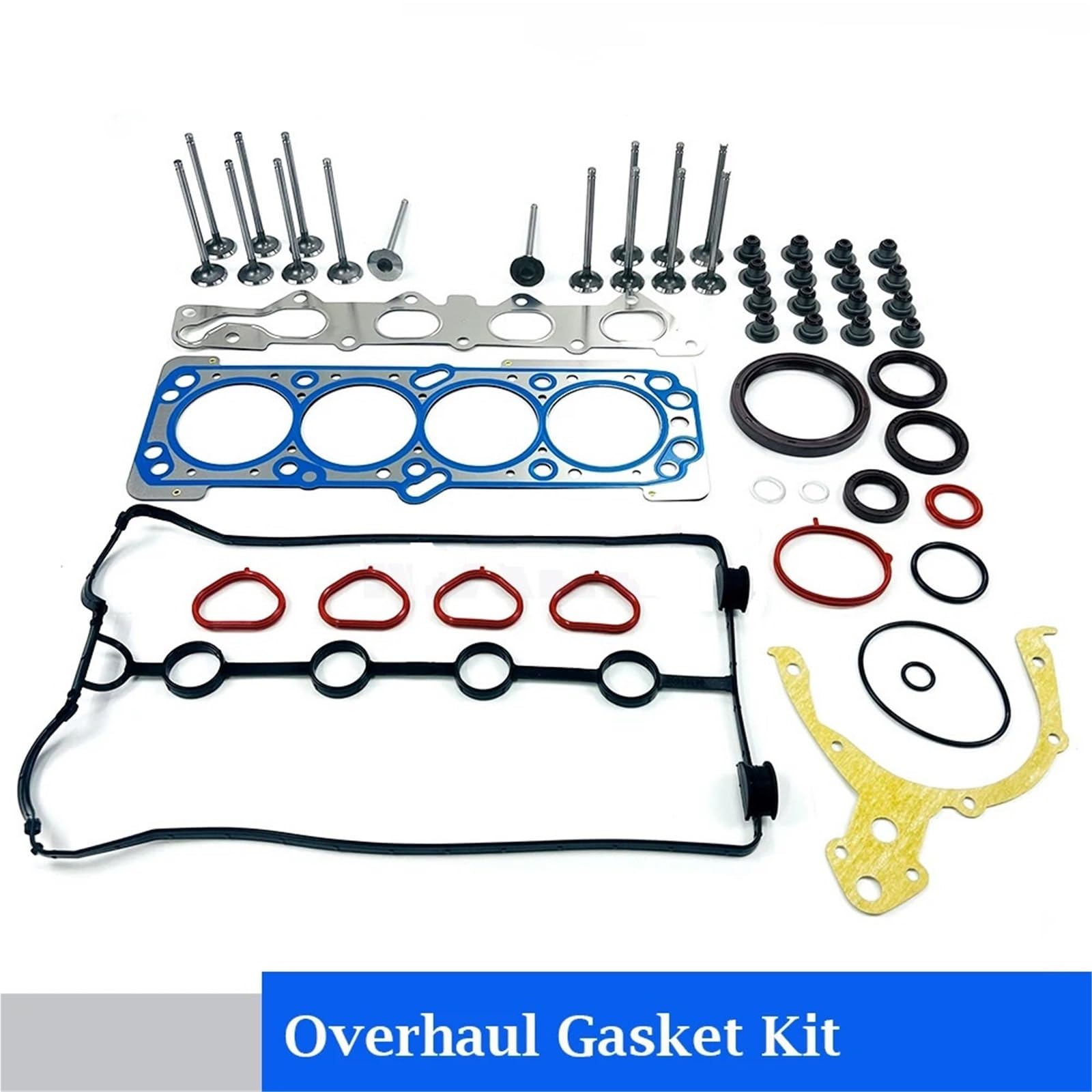 Ensemble de culasse Kit de joints révision moteur à soupapes 16 pièces pour Chevrolet, Daewoo 1.6, Buick, Excelle, Opel 93740513 96473400et