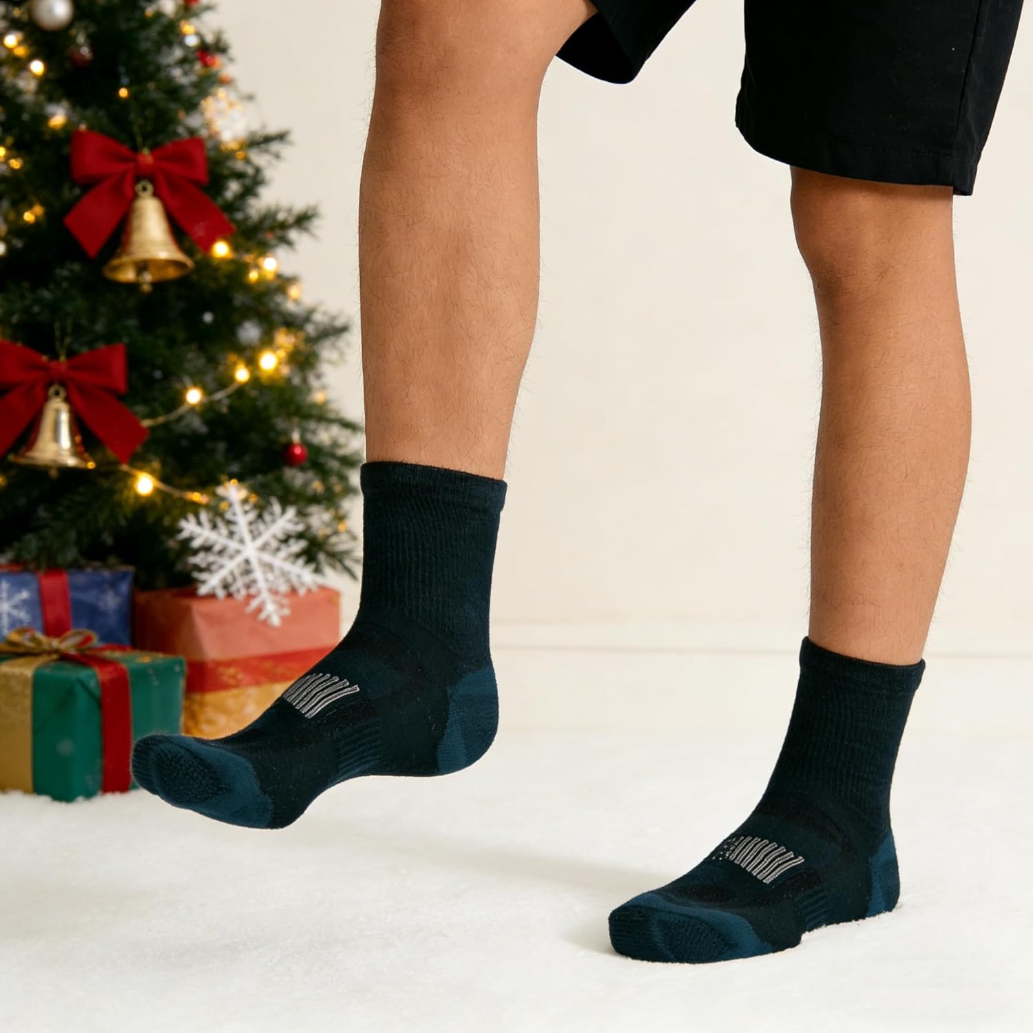 90% Merino Wool Socks for Men and Women,Casual Breathable Soft,3 Pairs - Image 3