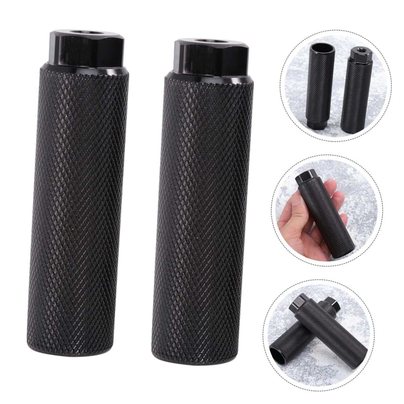 Universal Bike Pegs Compact and Wear-Resistant Pegs for Road and Mountain Bikes