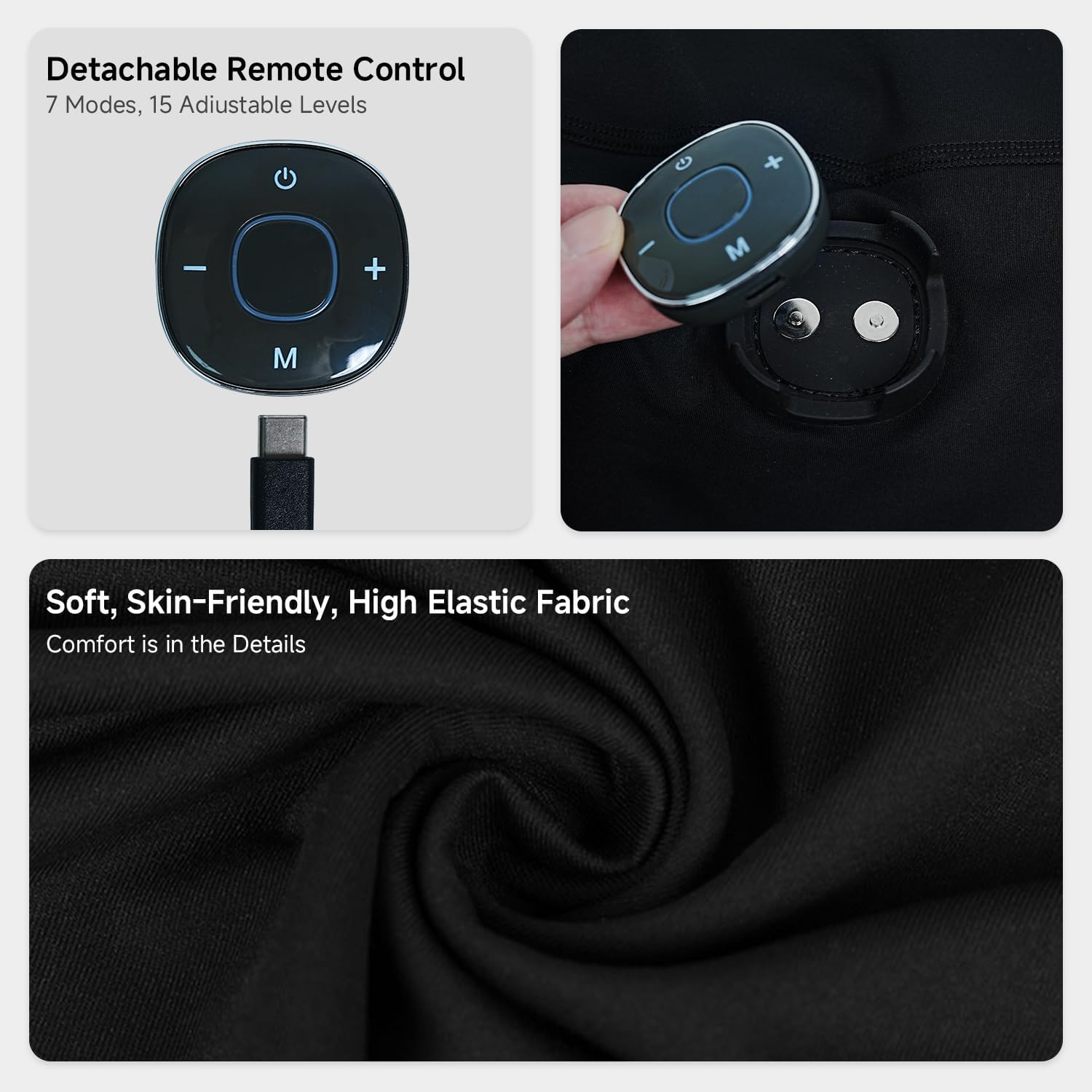 MEGELIN Toning Shorts, Hip Lift Grey for Women at Home - Image 2