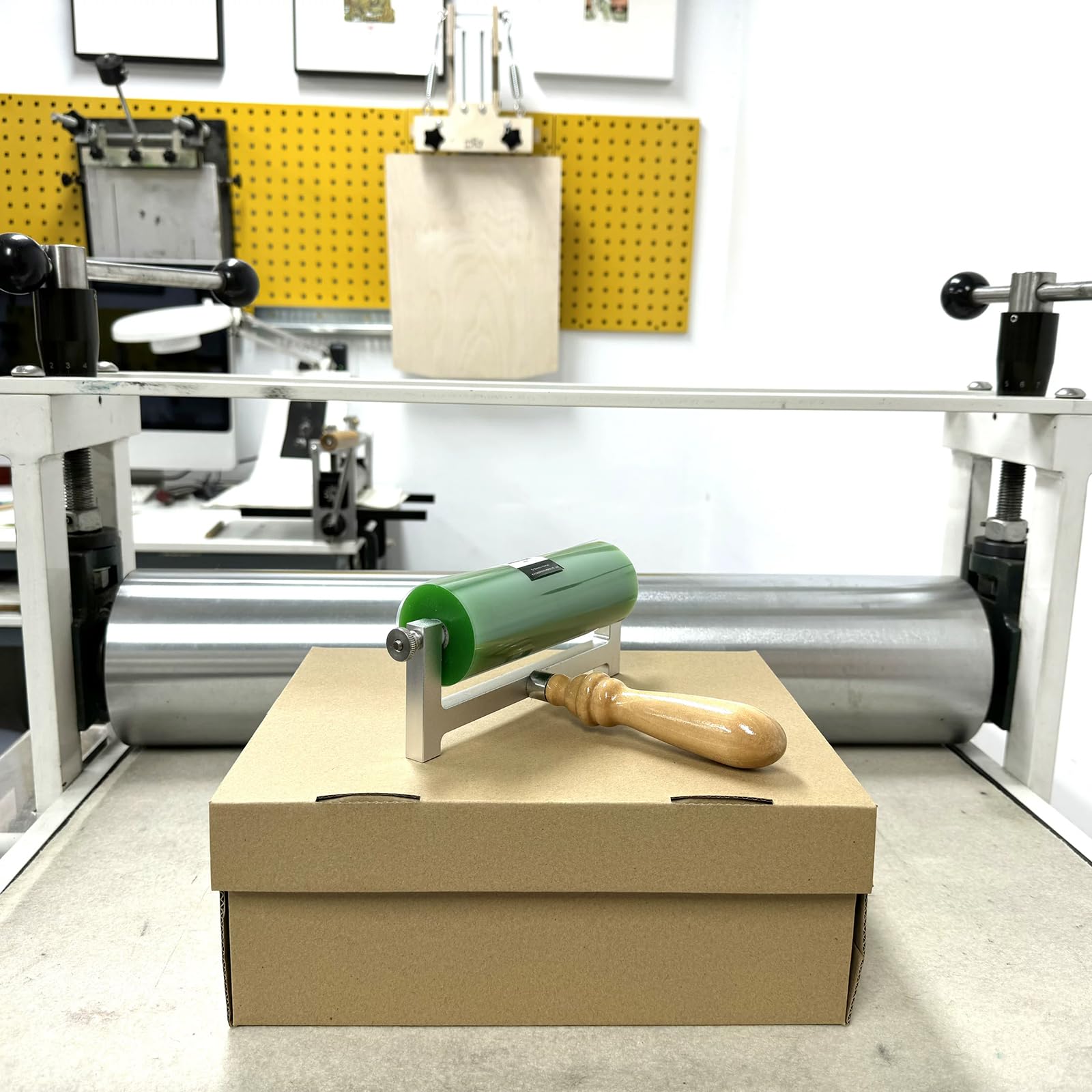 Rulli Brayer per la stampa, cilindri per stampa letterpress e litografica, strumento per timbri per inchiostro e incollaggio