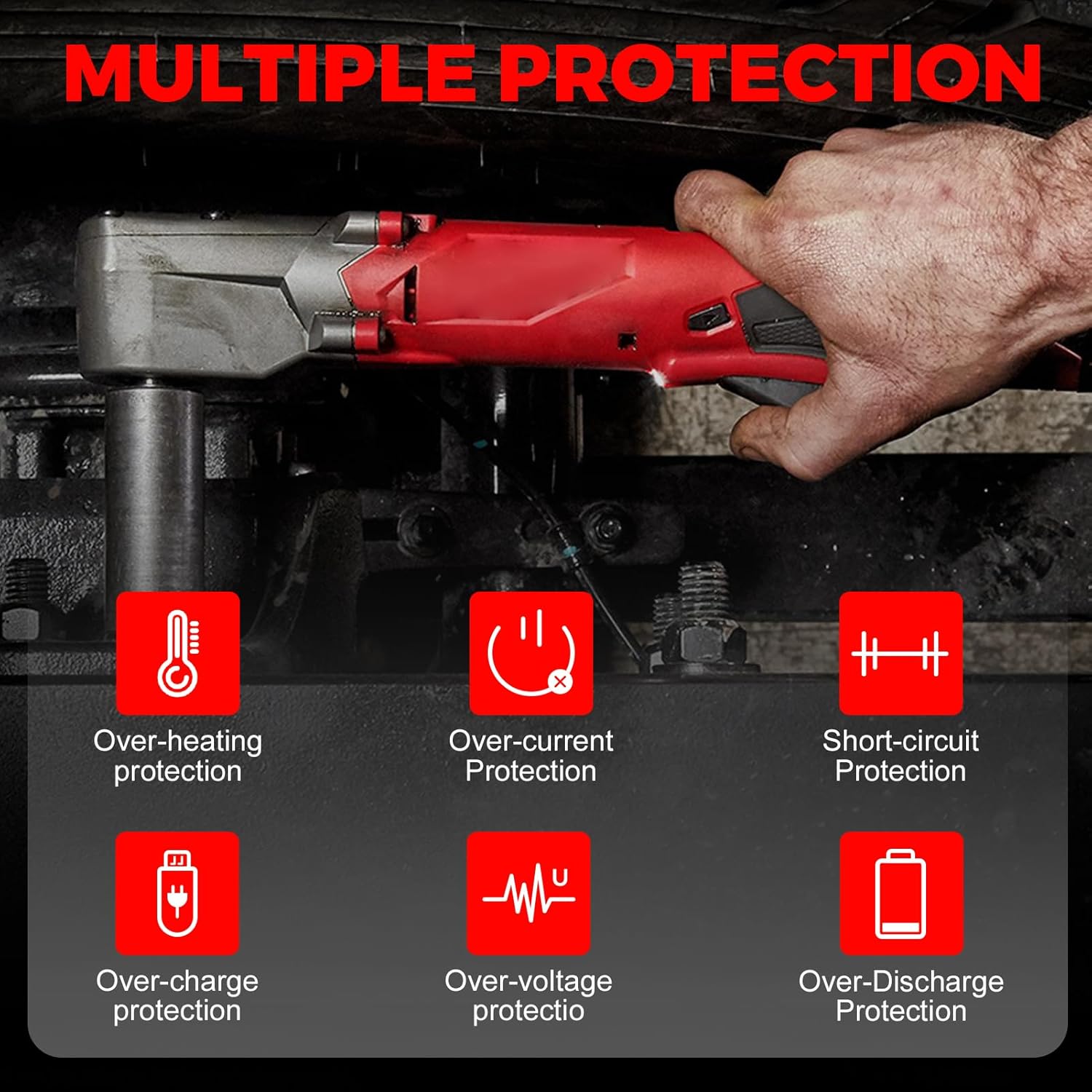 4Pack 3500mAh Lithium Ion Battery Replacement for Milwaukee 12v Battery Compatible with Milwaukee 12 Volt 48-11-2460 48-11-2401 48-59-2401 48-11-2402 Cordless Power Tools